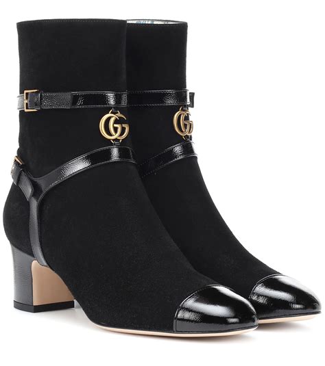 gucci boots womens ankle|Gucci ankle boots suede.